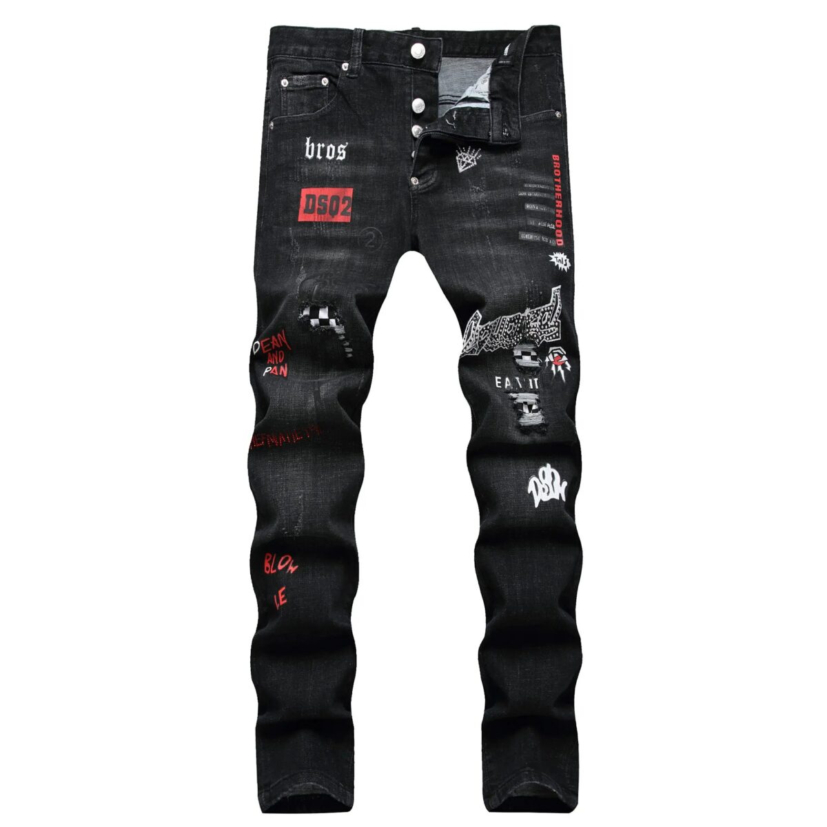 Y2k Vintage Hip Hop Streetwear Denim Pants